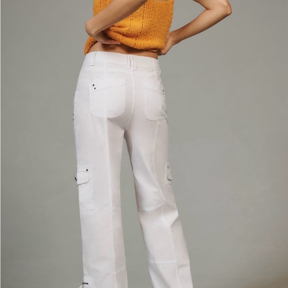 Marrakech Rylee White Cargo Pant from Anthropologie - Picture 3 of 5